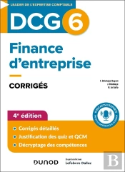 Dcg 6 - Finance D'Entreprise - Corrigés - 2024-2025