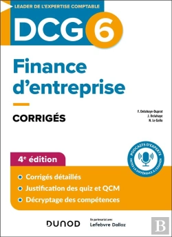 Bertrand.pt - Dcg 6 - Finance D'Entreprise - Corrigés - 2024-2025