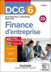 Dcg 6 : Finance D'Entreprise ; Fiches De Révision (5e Édition)