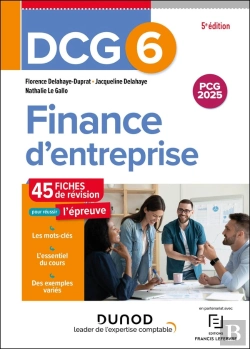 Bertrand.pt - Dcg 6 : Finance D'Entreprise ; Fiches De Révision (5e Édition)