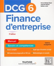 Dcg 6 : Finance D'Entreprise ; Manuel (3e Édition)