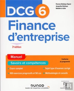 Bertrand.pt - Dcg 6 : Finance D'Entreprise ; Manuel (3e Édition)