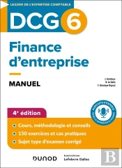 Dcg 6 - Finance D'Entreprise - Manuel - 4e Éd.