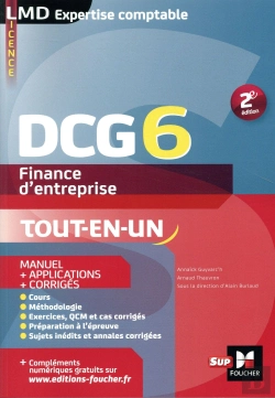 Bertrand.pt - Dcg 6 - Finance D'Entreprise - Manuel Et Applications - 2e Edition