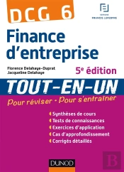 Dcg 6 ; Finance D'Entreprise ; Tout L'Entraînement (5e Édition)