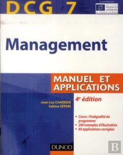 Bertrand.pt - Dcg 7 - Management - 4e Edition - Manuel Et Applications, Corriges Inclus