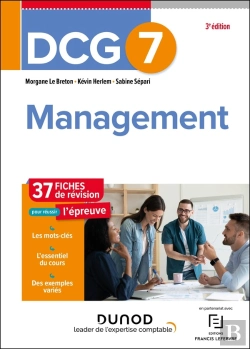 Bertrand.pt - Dcg 7 : Management ; Fiches De Révision (Édition 2024/2025)