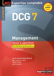 Dcg 7 Management Manuel Et Applications 4e Edition