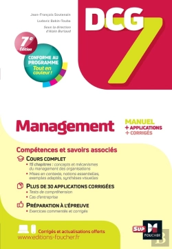 Bertrand.pt - Dcg 7 : Management ; Manuel Et Applications (7e Édition)