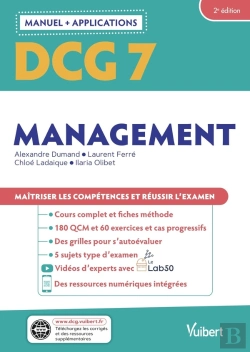Bertrand.pt - Dcg 7 : Management ; Manuel Et Applications ; Maîtriser Les Compétences Et Réussir Le Diplôme