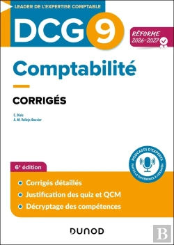 Bertrand.pt - Dcg 9 : Comptabilité ; Corrigés (Édition 2026/2027)