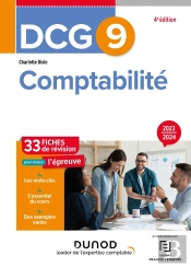 Dcg 9 : Comptabilité ; Fiches De Révision (Édition 2023/2024)