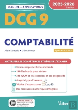 Bertrand.pt - Dcg 9 - Comptabilité : Manuel Et Applications 2025-2026 : À Jour De La Réforme Du Pcg