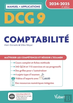 Bertrand.pt - Dcg 9 - Comptabilité : Manuel Et Applications ; Maîtriser Les Compétences Et Réussir L'Examen (Édition 2024/2025)