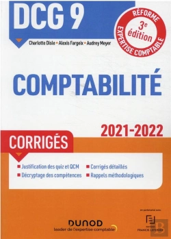Bertrand.pt - Dcg 9 - Introduction A La Comptabilite - Dcg 9 - T01 - Dcg 9 Comptabilite - Corriges - 2021/2022 - R