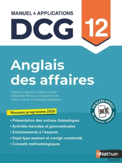 Bertrand.pt - Dcg : Anglais Des Affaires ; Épreuve 12 ; Manuel & Applications (Édition 2026)