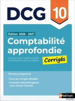 Bertrand.pt - Dcg : Comptabilité Approfondie ; Épreuve 10 ; Corrigés (Édition 2026/2027)