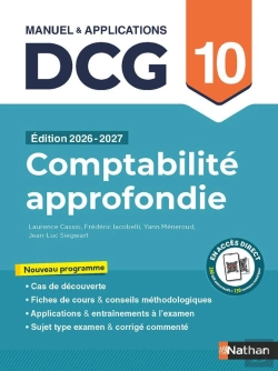 Bertrand.pt - Dcg : Comptabilité Approfondie ; Épreuve 10 ; Manuel & Applications (Édition 2026/2027)