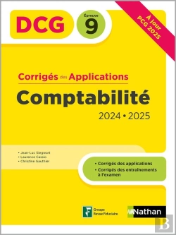 Bertrand.pt - Dcg : Comptabilité - Dcg - Epreuve 9 - Corrigés Des Applications - 2024/2025