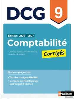 Bertrand.pt - Dcg : Comptabilité ; Épreuve 9 - Corrigés (Édition 2026/2027)
