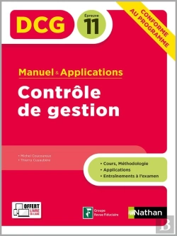 Bertrand.pt - Dcg ; Épreuve 11 ; Contrôle De Gestion (Édition 2019)