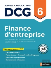 Dcg : Finance D'Entreprise ; Épreuve 6 ; Manuel & Applications (Édition 2026)