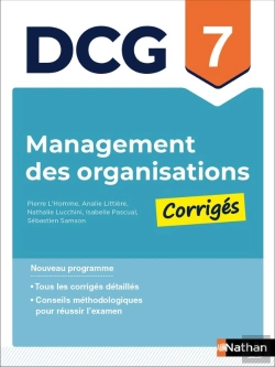 Bertrand.pt - Dcg : Management Des Organisations ; Épreuve 7 ; Corrigés