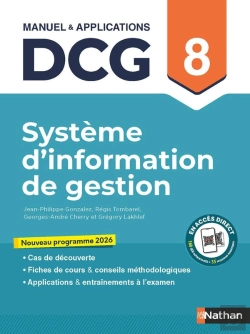 Bertrand.pt - Dcg : Système D'Information De Gestion ; Épreuve 8 ; Manuel & Applications (Édition 2026)