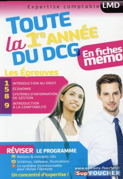 Bertrand.pt - Dcg : Toute La 1ere Annee Du Dcg 1, 5, 8, 9 En Fiches