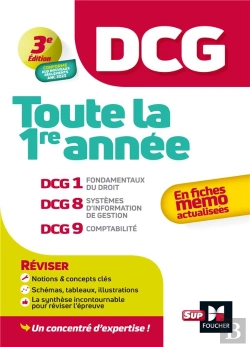 Bertrand.pt - Dcg ; Toute La 1ère Année Du Dcg 1, 8, 9 En Fiche ; Révision (Édition 2024/2025)