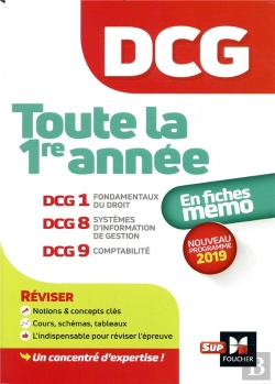 Bertrand.pt - Dcg : Toute La 1ere Annee Du Dcg 1, 8, 9 En Fiches - Revision