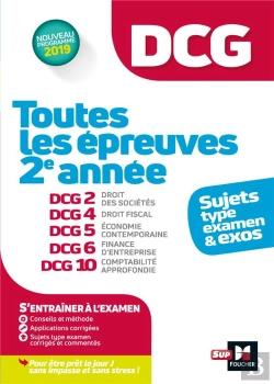 Bertrand.pt - Dcg : Toute Les Epreuves De 2e Annee Du Dcg 2, 4, 6, 10 - Sujets Et Exos