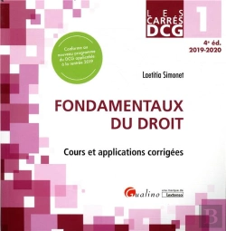 Bertrand.pt - Dcg1 - Fondamentaux Du Droit - 4e Ed. - Cours Et Applications Corrigees