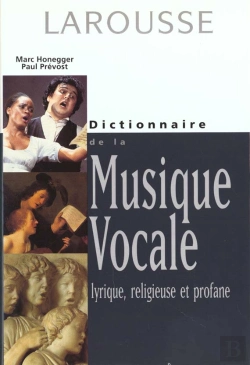 Bertrand.pt - Dcitionnaire De La Musique Vocale