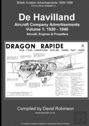 De Havilland Aircraft Company Advertisements. Volume 1