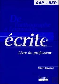 Bertrand.pt - De L Ortho A Expres. Ecrite Cap/Bep Prof
