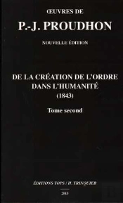 De La Création De L'Ordre Dans L'Humanité T02