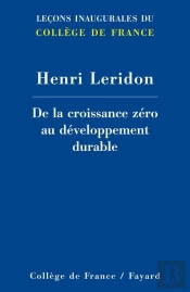 De La Croissance Zéro Au Développement Durable