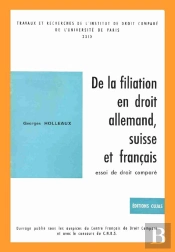 De La Filiation En Droit Allemand Suisse Et Français