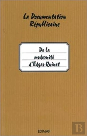 De La Modernité D'Edgar Quinet