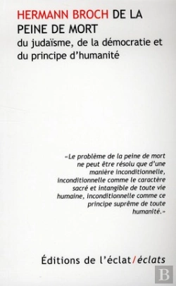 Bertrand.pt - De La Peine De Mort, Du Judaïsme, De La Démocratie Et Du Principe D'Humanité