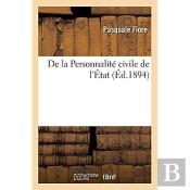 De La Personnalite Civile De L'Etat
