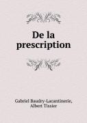 De La Prescription