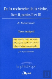 De La Recherche De La Vérité Livre 2, Parties 2 Et3