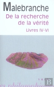 De La Recherche De La Vérité, Livres Iv-Vi