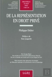 De La Representation En Droit Prive T.339