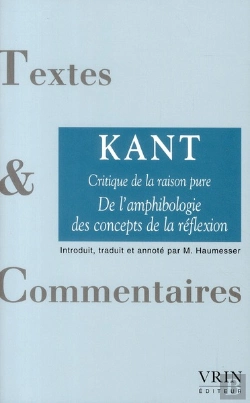 Bertrand.pt - De L'Amphibologie Des Concepts De La Reflexion