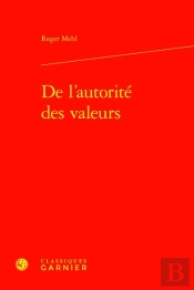 De L'Autorité Des Valeurs
