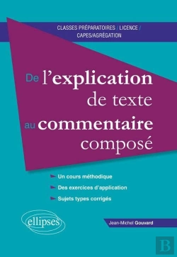 Bertrand.pt - De L'Explication De Texte Au Commentaire Composé
