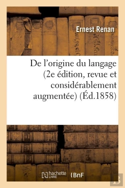 Bertrand.pt - De L'Origine Du Langage (2e Édition, Revue Et Considérablement Augmentée) (Éd.1858)